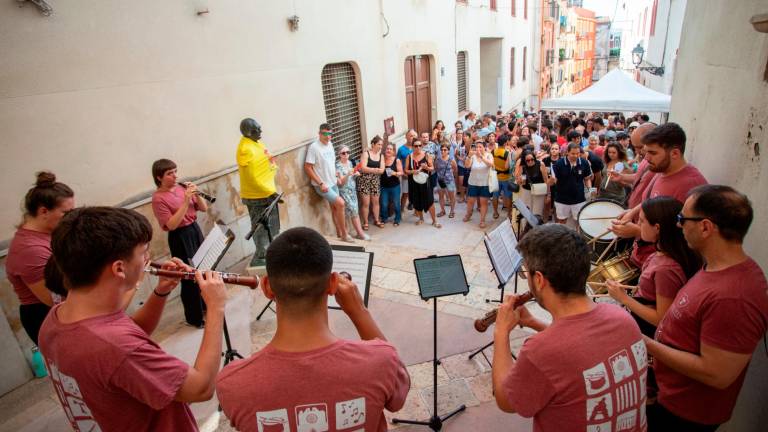 La Cursa del Seguici finalizó ante la Catedral. foto: JÚLIA CAMPRUBÍ DÍEZ