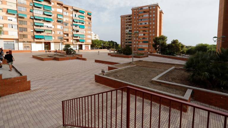 La plaza está ubicada en el barrio de Sant Pere i Sant Pau. Foto: Pere Ferré