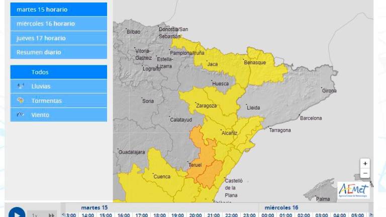 Se esperan crecidas súbitas importantes en barrancos y cauces menores en el ámbito geográfico del Ebre. Foto: Cedida