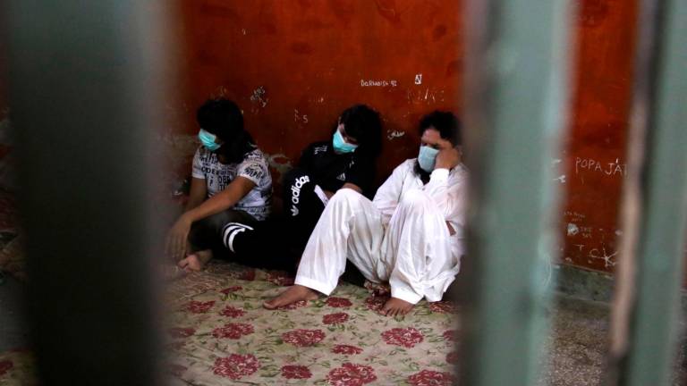 Acusados de matar en Pakistán a las dos hermanas. FOTO: efe