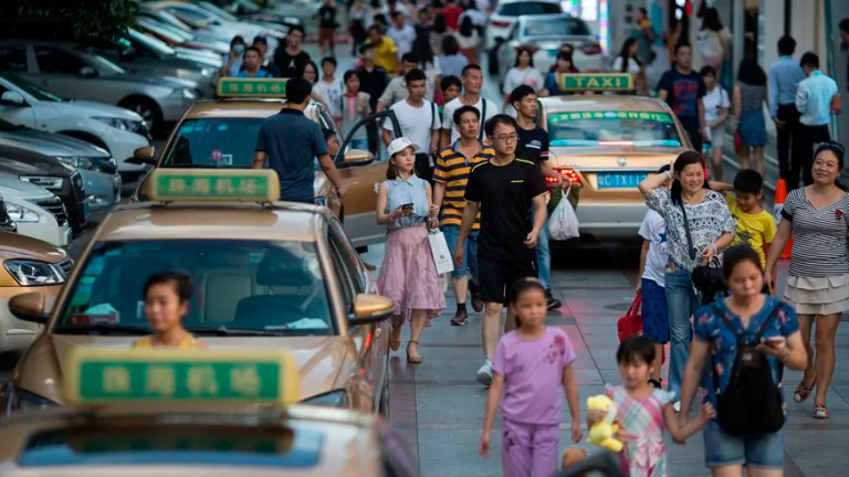 Una calle de China. Foto: EFE