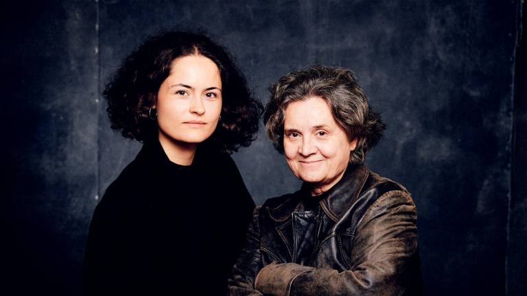 $!Las actrices Tània Banús y Anna Güell. Foto: David Ruano