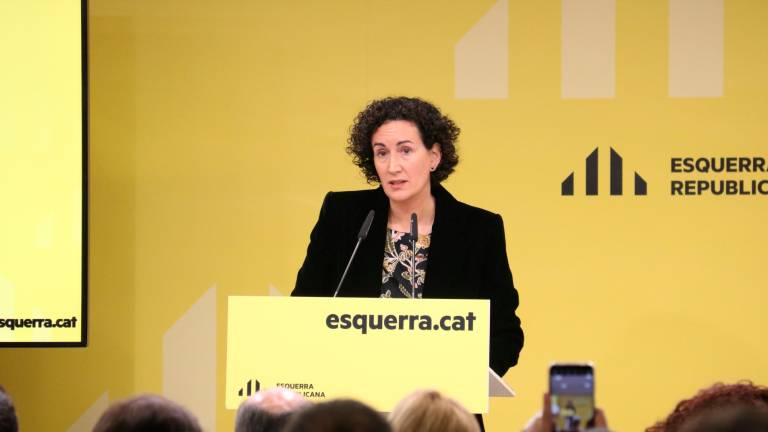 La secretària general d’ERC amb funcions de presidenta, Marta Rovira. Foto: ACN