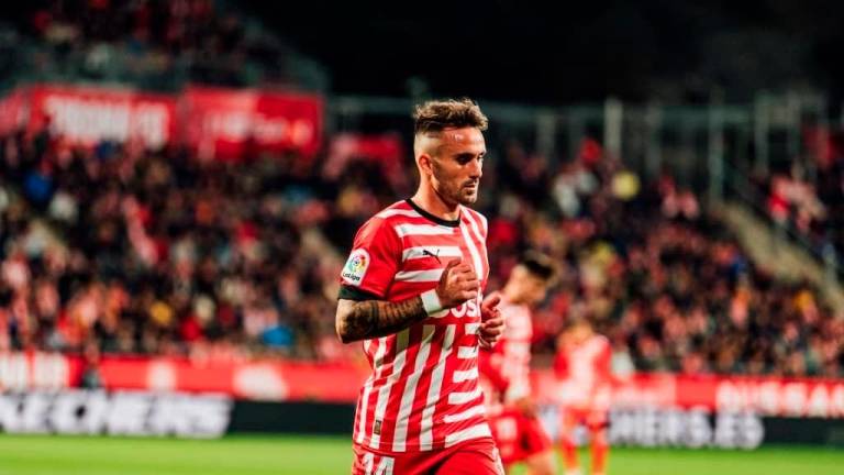 Aleix García en un partido con el Girona. Foto: EFE