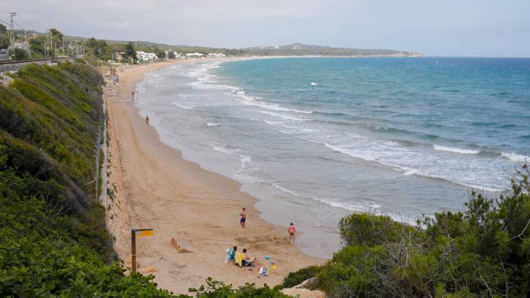 La playa Llarga de Tarragona. Foto: Pere Ferré/DT