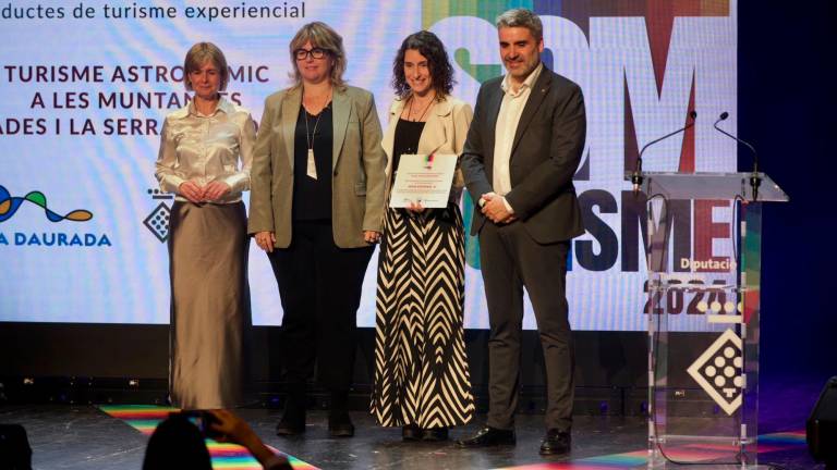 $!En la categoría de ‘Millor proposta per a la creació de nous productes de turisme experiencial’, el premio ha sido para Mizar Xperience SL. Foto: Joan Revillas