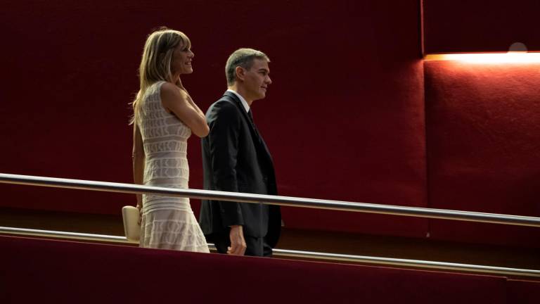 Begoña Gómez y Pedro Sánchez. Foto: EFE