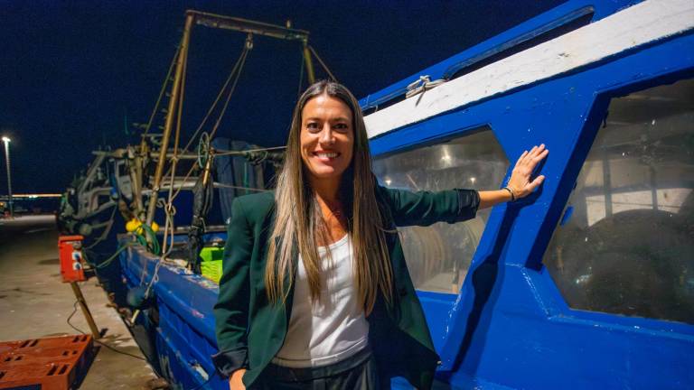 Míriam Nogueras, aquest dijous a la tarda a la Confraria de Pescadors del Serrallo. Foto: Marc Bosch