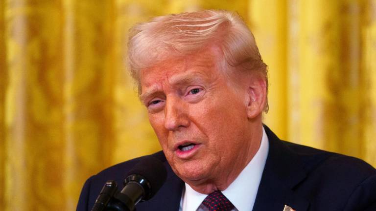 Donald Trump, durante una conferencia de prensa este jueves. Foto: EFE