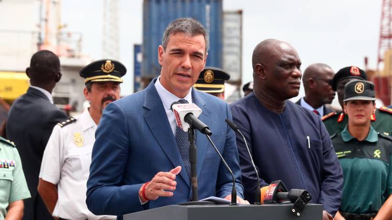 El presidente Pedro Sánchez ha visitado países de África para combatir la inmigración ilegal. Foto: EFE