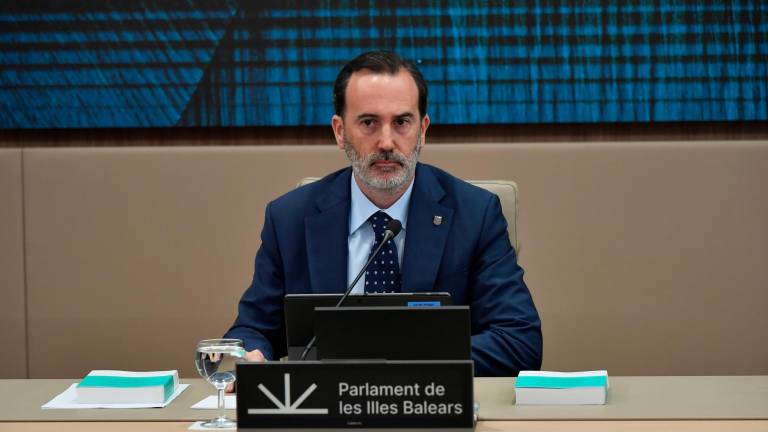 l presidente del Parlament balear, Gabriel Le Senne. Foto: EFE/ Miquel A. Borràs