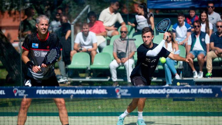 Enric Sanmartí y Guillem Figuerola durante la final. FOTO: FCP