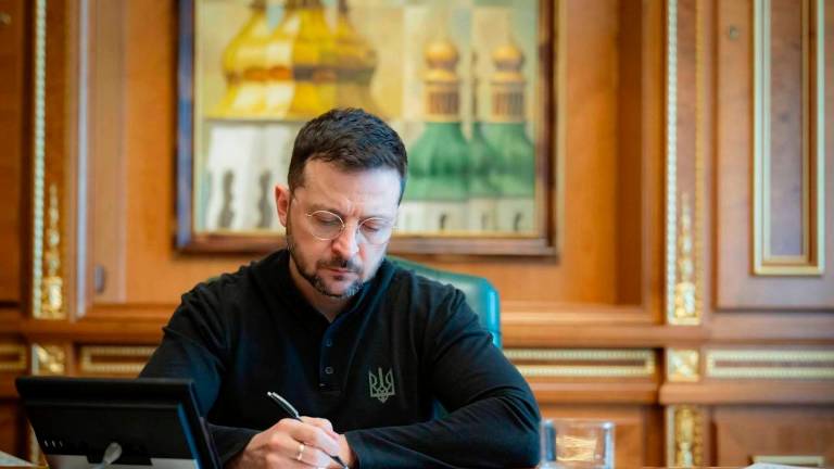 El presidente de Ucrania, Volodímir Zelenski. Foto: EFE