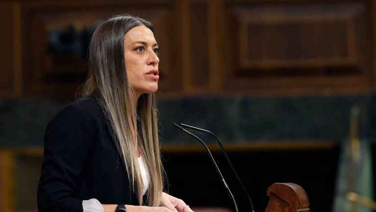 La presidenta del grupo de Junts en el Congreso de los Diputados, Míriam Nogueras. Foto: EFE