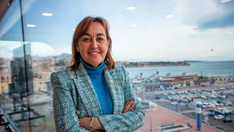 La consellera Sílvia Paneque acudió este miércoles a Tarragona para la toma de posesión del nuevo presidente del Port. foto: Marc Bosch