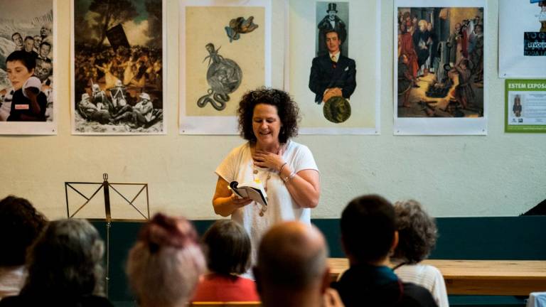 Anna Tomàs impartirá el taller ‘Connectar llegint poesia’ para practicar la lectura en voz alta. Foto: Festival EVA