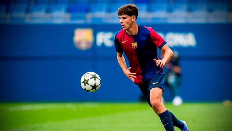 Jofre Torrents, el lateral de la Selva del Camp que brilla con el Juvenil A del Barça.