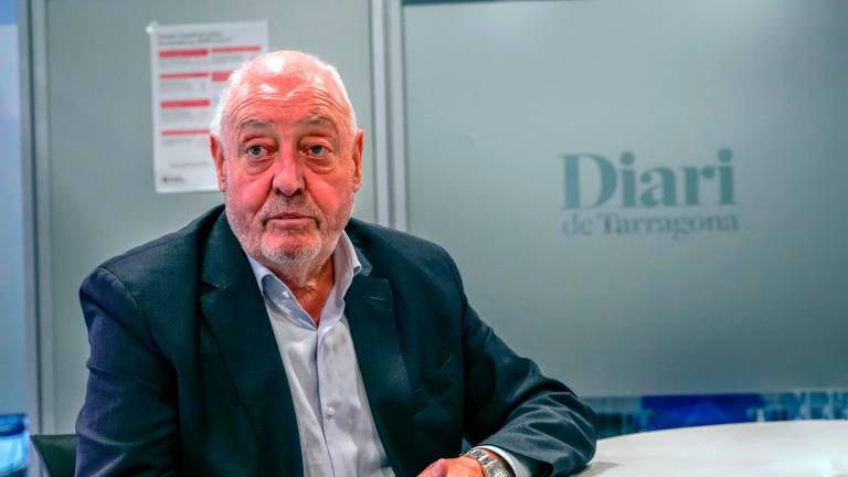 Joan Soteras, presidente de la FCF en el Diari de Tarragona. FOTO: Marc Bosch