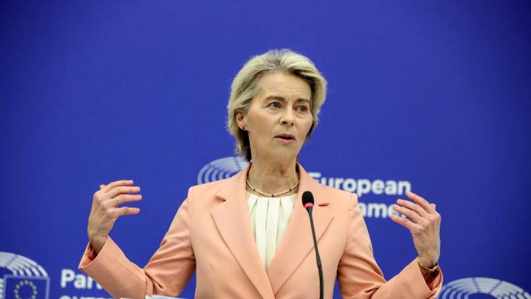 Ursula von der Leyen, presidenta de la Comisión Europea. Foto: EFE