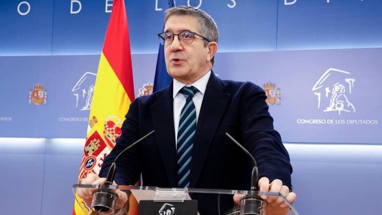 El portavoz del PSOE en el Congreso, Patxi López. Foto: EFE