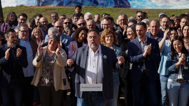 Oriol Junqueras, de Militància Decidim. Foto: EFE