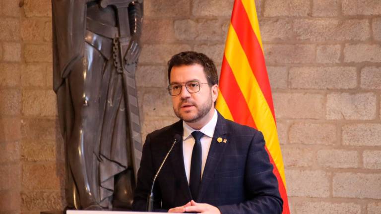 El president Pere Aragonés. Foto: ACN