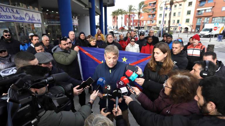 El presidente de la Confraria de Pescadors de Tarragona, Esteve Ortiz. Foto: Marc Bosch