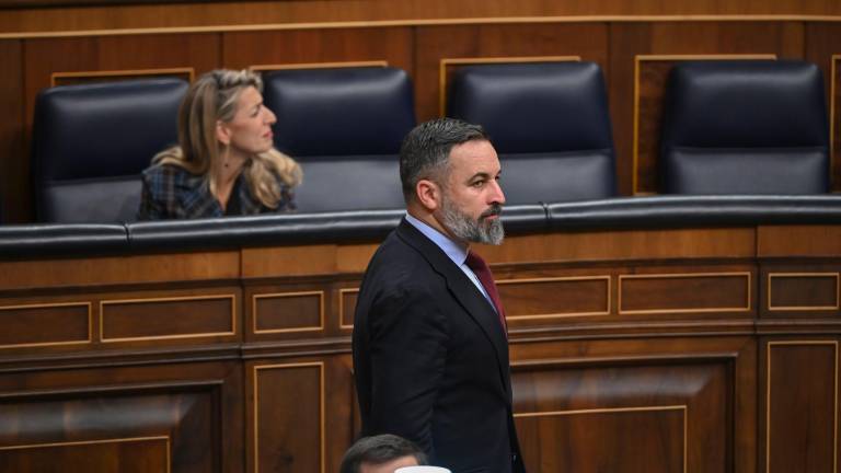 El líder de Vox, Santiago Abascal. Foto: EFE