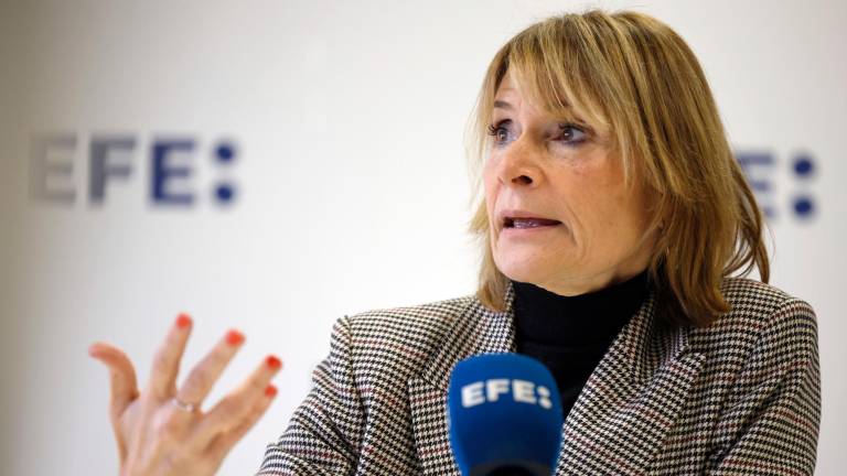 La viceprimera secretaria y portavoz del PSC, Lluïsa Moret. Foto: EFE