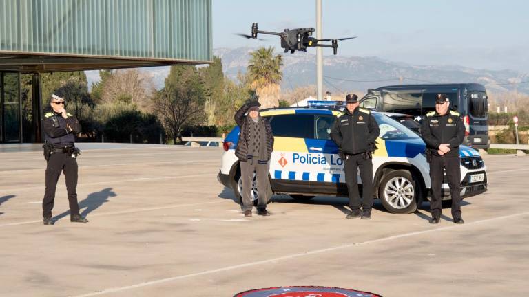 Amb el dron es vol millorar els dispositius de seguretat, recerca o incendis. Foto: J. Revillas