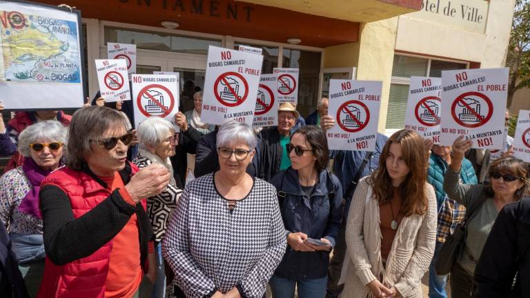Una de les protestes portades a terme a Camarles, el passat abril. Foto: Joan Revillas