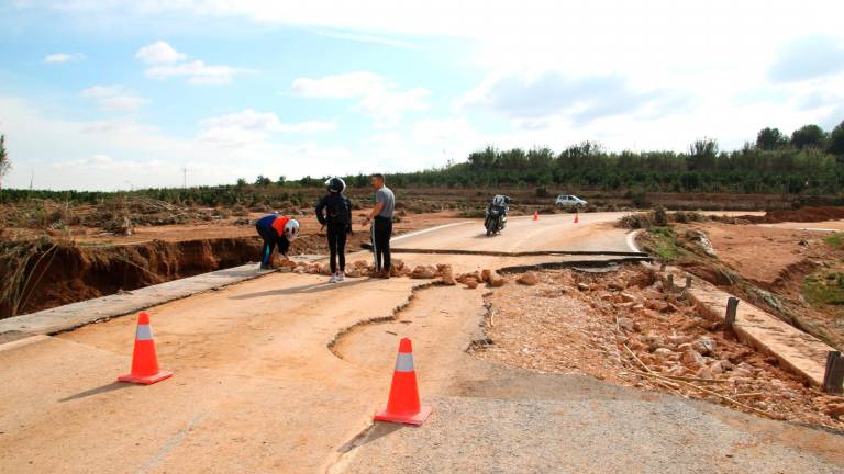 Un puente de Chiva dañado debido a la DANA en la Comunidad Valenciana. Foto: ACN