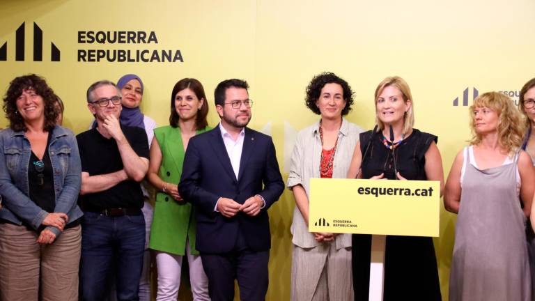 La cúpula de ERC anunció la pasada semana el pacto con el PSC para facilitar la investidura de Salvador Illa. Foto: Mariona Puig/ACN