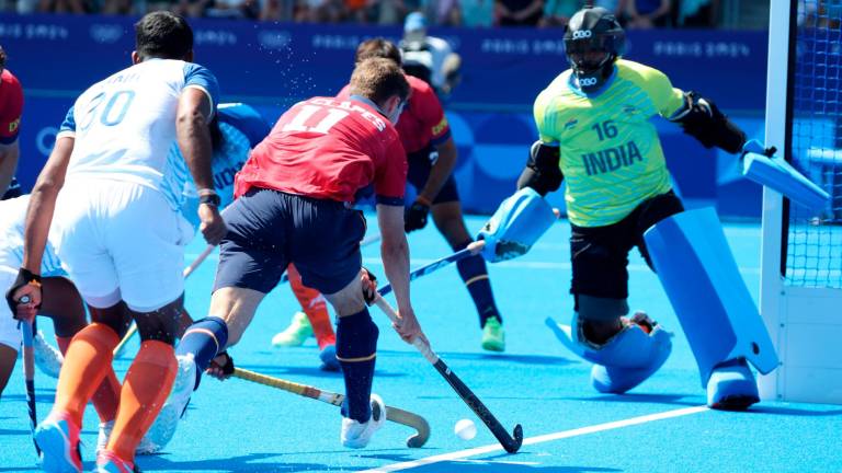 España se quedó sin bronce en los Juegos de París en hockey hierba masculino. Foto: EFE