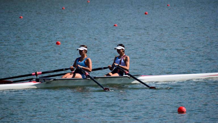 Doble scull femenino del Nàutic Tarragona. FOTO: Cedida