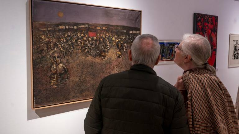 L’exposició es pot veure fins el 9 de març i conté una gran quantitat d’obres inèdites. Foto: J. Revillas