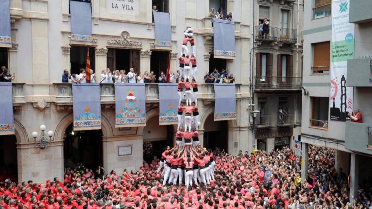 La Colla Vella tanca la tercera ronda amb un 3d9f. Foto: Pere Ferré