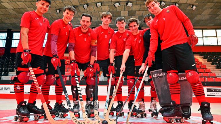 La primera plantilla del Reus Deportiu disfruta de la presencia abundante de canteranos. Foto; Alfredo González