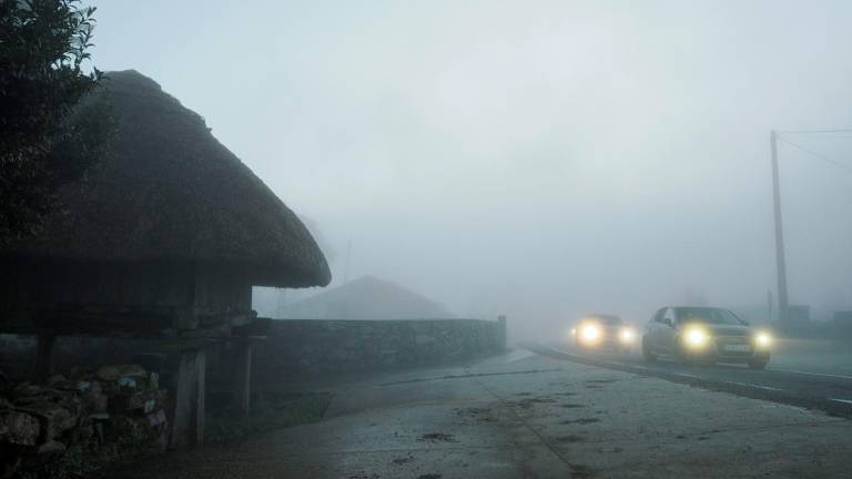 Una carretera con niebla. Foto: EFE