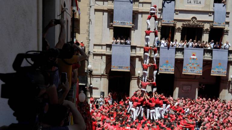 La Colla Joves ha descarregat el 3de9f. Foto: Pere Ferré