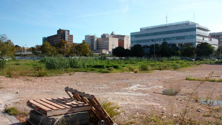 Solar donde está previsto construir el Fòrum Judicial de Tarragona. Foto: ACN