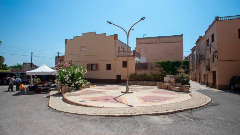 La plaça del Portal de Bràfim comptarà amb una zona infantil i una zona enjardinada. Foto: Marc Bosch