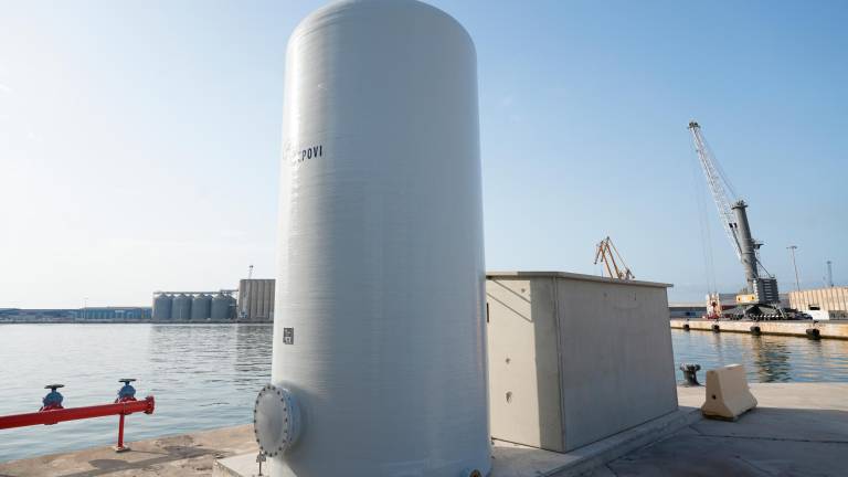 Esta instalación tiene una capacidad de producción de agua de 8 metros cúbicos al día. Foto: Port de Tarragona