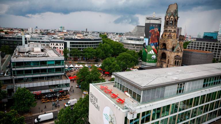 La ciudad de Berlin preparada para la Eurocopa. Foto: EFE