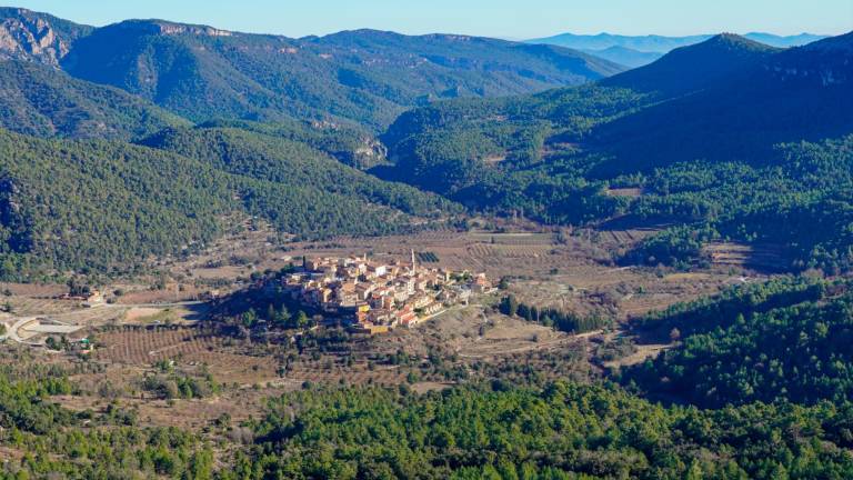 El pueblo desde el Picorandan. FOTO: S. García