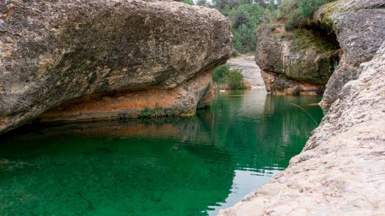 La Poza de Les Olles posee gran belleza para cualquier visitante. FOTO: S. García