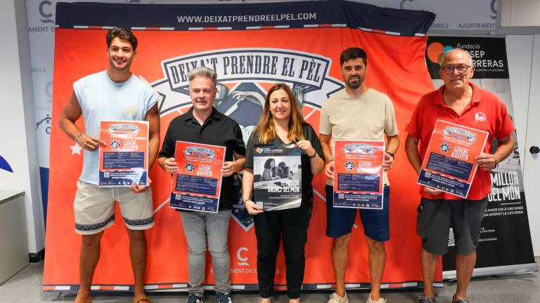 Organizadores y colaboradores de la campaña ‘Deixa’t prendre el pèl’. Foto: Alba Mariné