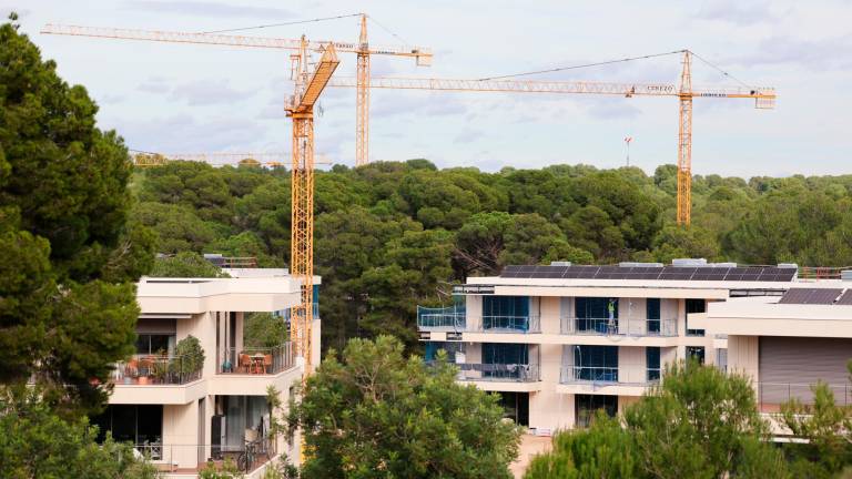 Infinitum está actualmente construyendo la segunda fase de viviendas, todas vendidas ya. Foto: Alba Mariné