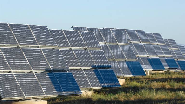 $!Un parque solar fotovoltaico instalado en la localidad tarraconense de Flix. Foto: Joan Revillas