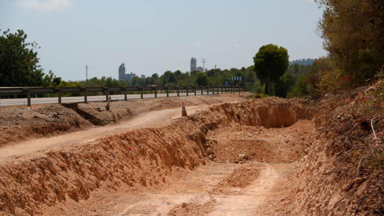 L’actuació que acaba de fer l’Ajuntament d’Alcanar s’ha centrat en dos punts del barranc del Llop. Foto: ACN